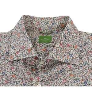 Sid Mashburn Slim Fit Button Front Shirt Mens Medium Multicolor Floral AOP
